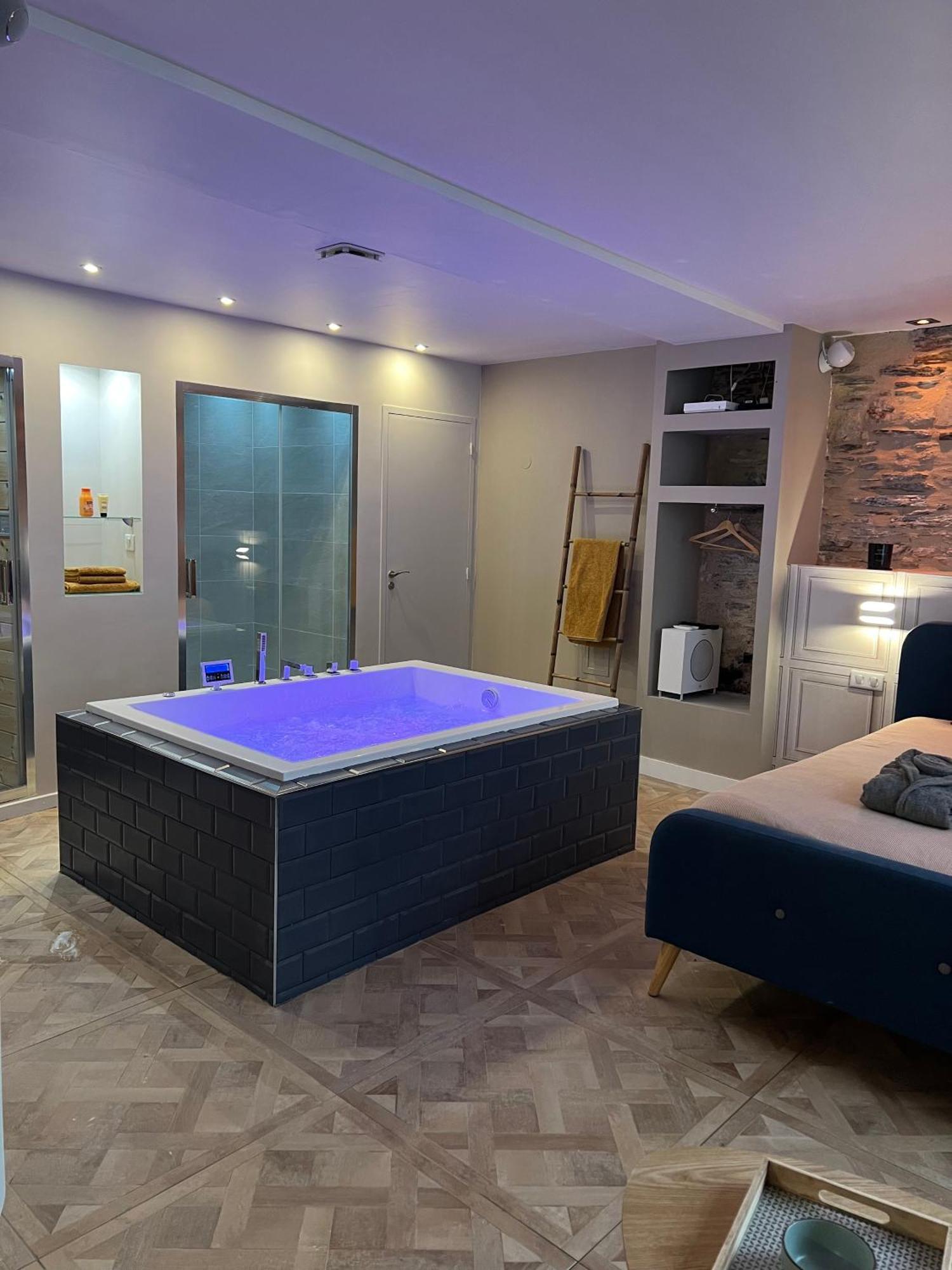 Appartement Avec Jacuzzi Sauna & Home Cinema - Nid D'Angers Ngoại thất bức ảnh