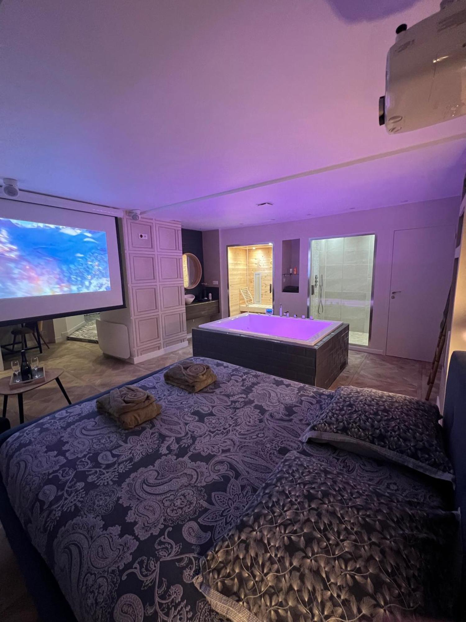 Appartement Avec Jacuzzi Sauna & Home Cinema - Nid D'Angers Ngoại thất bức ảnh