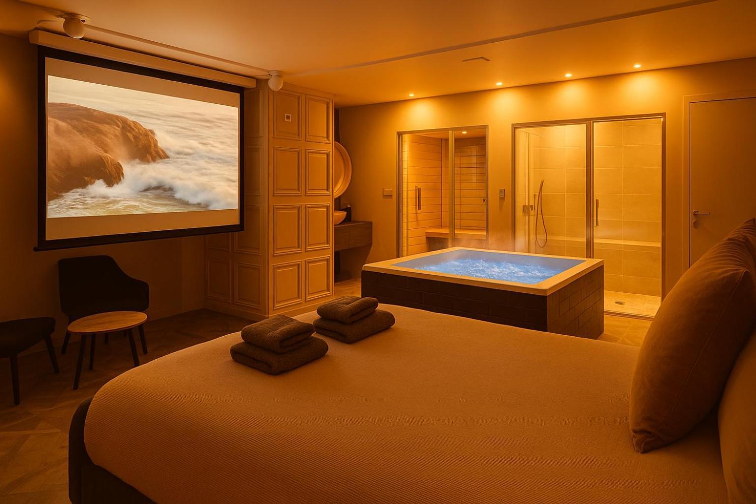 Appartement Avec Jacuzzi Sauna & Home Cinema - Nid D'Angers Ngoại thất bức ảnh